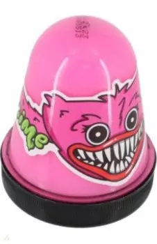 Слайм розовый с шариками