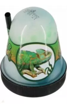 Слайм с салатовым фишболом Хамелеон