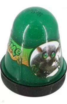 Слайм с золотым глиттером Голаго