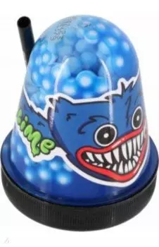 Слайм синий с шариками