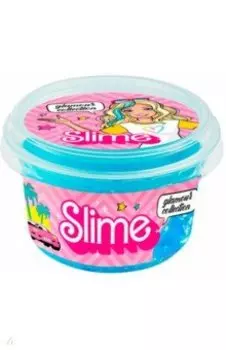 Slime glamour collection clear, голубой