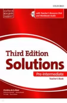 Solutions. Pre-Intermediate. Third Edition. Teacher's Book with Teacher's Resource Disk Pack