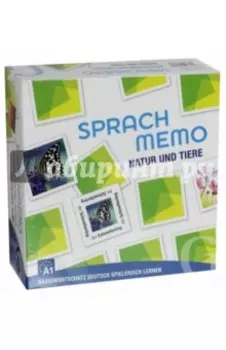 Sprachmemo Deutsch. Natur und Tiere. Sprachspiel