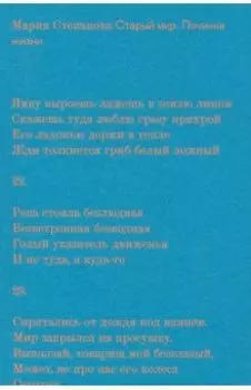 Старый мир. Починка жизни