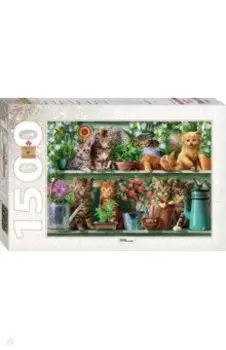 Step Puzzle-1500. Котята