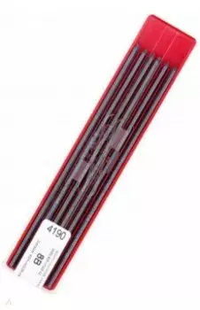 Стержни для цанговых карандашей 4190, 8В, 12 штук