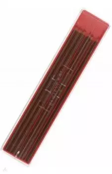 Стержни для цанговых карандашей технические 4300/21, коричневые, 12 штук