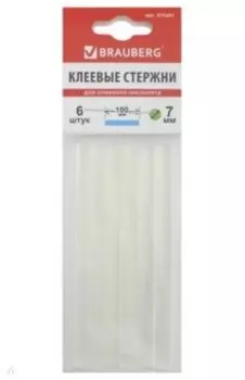 Стержни для клеевого пистолета (6 шт.) прозрачные