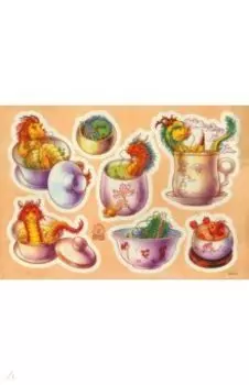 Стикерпак Чайные дракончики