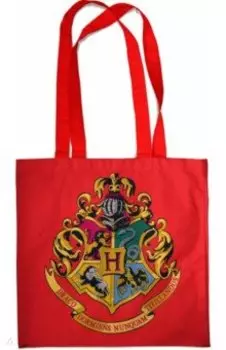 Сумка. Герб Хогвартса, красная