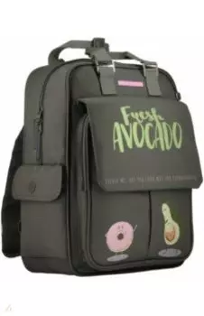 Сумка-рюкзак Авокадо и Пончик, темно-серый
