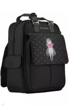 Сумка-рюкзак Маленькая принцесса, черная