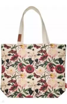Сумка-шоппер с карманом Пионы