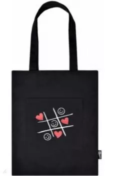 Сумка-шоппер Смайлики-сердечки