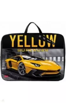 Сумка текстильная Yellow supercar, А3