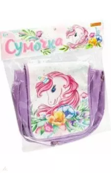 Сумочка СКАЗОЧНЫЙ ЕДИНОРОГ, искусственная кожа, почтальон (ВВ4908)