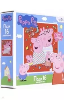 Свинка Пеппа. Пазл-16 "Семейный вечер" (06029)