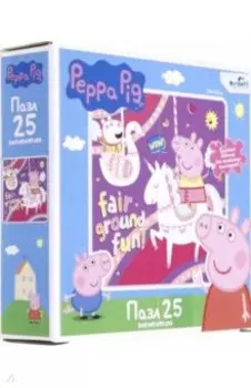 Свинка Пеппа. Пазл-25 "Карусель" (06033)