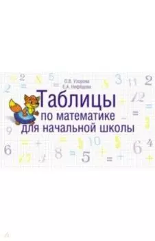 Таблицы по математике для начальной школы