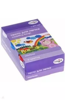 Тесто для лепки 6 цветов "Малыш" (509193)