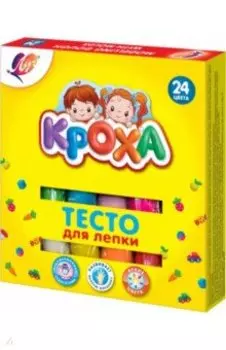 Тесто для лепки Кроха, 24 цвета