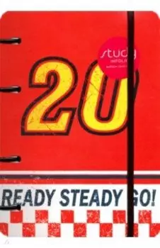 Тетрадь 120 листов, кольцевой механизм, 155*212 мм "Race" (N1817)