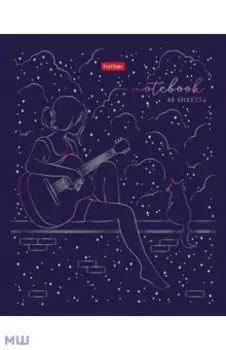 Тетрадь Dream On, 48 листов, клетка, в ассортименте