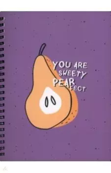 Тетрадь Fruits. Груши, 96 листов, клетка, А5