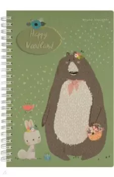 Тетрадь Happy Woodland, А5, 60 листов, линия