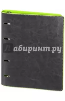 Тетрадь "Копибук". Серая-салатовая, 160 листов, А5. Мягкая обложка (43141)
