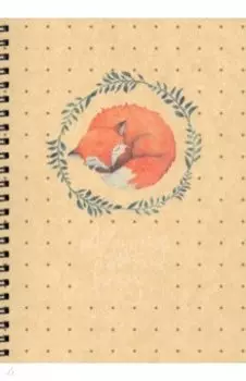 Тетрадь Лиса, 48 листов, точка