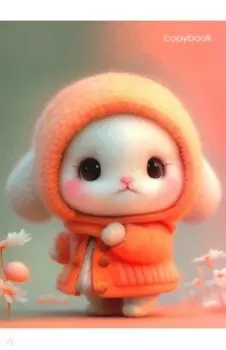 Тетрадь Милый пушистик, А5, 96 листов, клетка