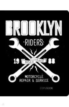 Тетрадь Мотоклуб, 96 листов, клетка, А5, в ассортименте