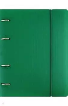 Тетрадь на кольцах Velvet Зеленая, 120 листов, клетка