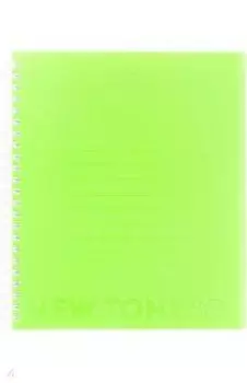 Тетрадь Newtone Neon. Лайм, А4, 80 листов, клетка