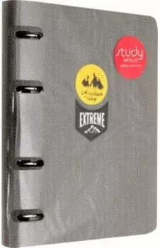 Тетрадь общая на кольцах "Extreme" (120 листов, 175х212 мм, клетка) (N1696)