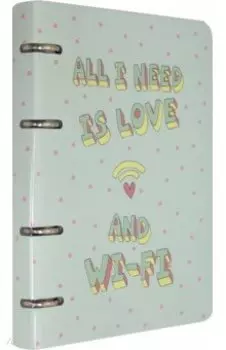 Тетрадь общая на кольцах "Joke. Точки" (120 листов, А5, клетка) (N1995)