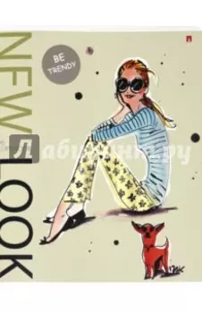 Тетрадь общая "New Look" (96 листов, клетка, в ассортименте) (7-96-1009)