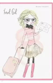 Тетрадь общая "Travel Girl" (40 листов, 147х210 мм, клетка) (7-40-001/105)