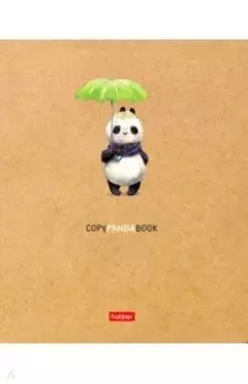 Тетрадь Panda_Book, 48 листов, клетка, А5, в ассортименте
