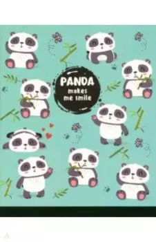 Тетрадь Панды, 48 листов, клетка