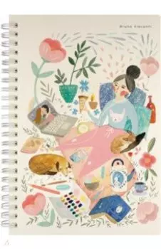 Тетрадь Relax as Russians, А5, 60 листов, клетка