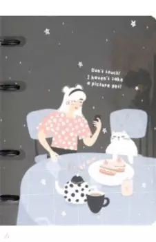 Тетрадь с кольцевым механизмом Blogger. Стол, 120 листов, клетка