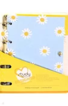 Тетрадь с кольцевым механизмом Camomiles, прозрачный