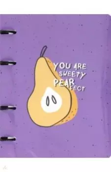 Тетрадь с кольцевым механизмом Fruits. Груши, 120 листов, клетка