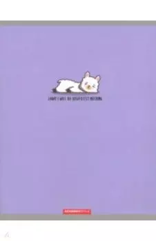 Тетрадь Сонный режим, 96 листов, клетка, в ассортименте