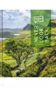 Тетрадь В горной долине, 96 листов, клетка, в ассортименте