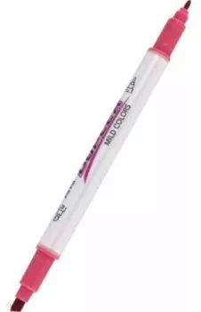 Текстовыделитель двусторонний Duplex, бордовый