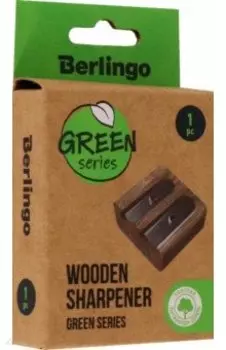 Точилка деревянная Green Series, 2 отверстия