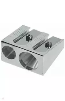 Точилка металлическая, 2 отверстия